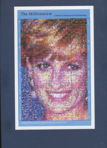 GUYANA  - Scott 3460 - MNH S/S - Princess Diana, Flowers, Millennium - 1999 - Picture 1 of 2
