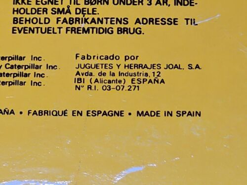 Vintage 1/70 scale Joal Camion Dumper Truck CAT#773 B NIB. - Picture 4 of 7