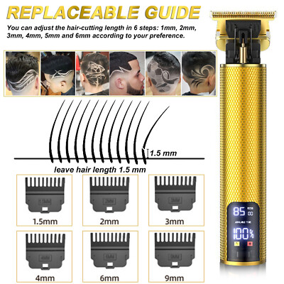 Haarschneidemaschine Profi Haarschneider Bart Trimmer Rasierer Clipper LCD Hair