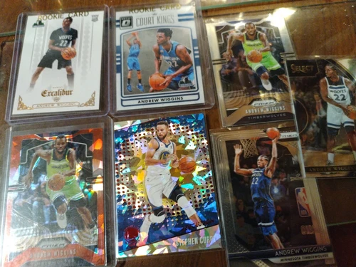 2014-15 Panini Excalibur ANDREW WIGGINS RC optic rookie kings Curry revolution 7