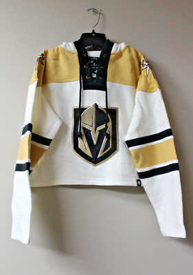 New NHL Vegas Golden Knights cropped Lacer mid weight cotton hoodie women XL