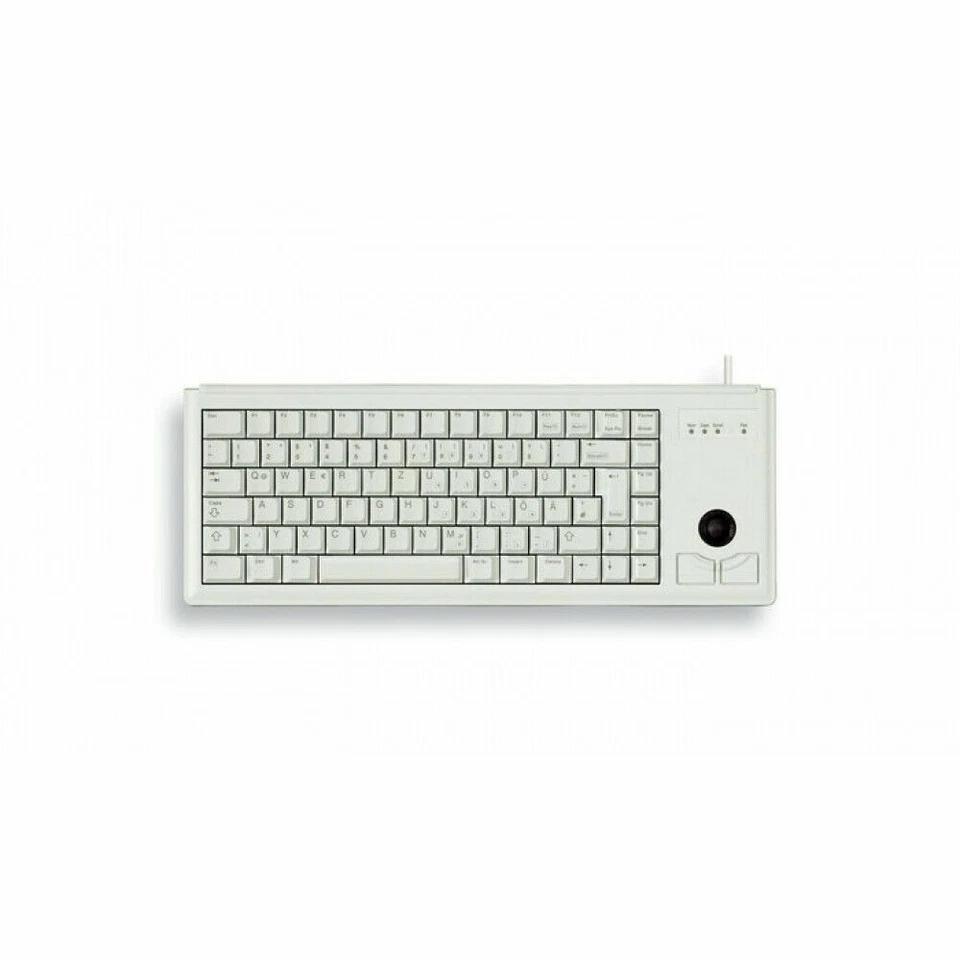 CHERRY G84-4400 Compact Trackball USB QWERTY Light Grey Keyboard 4025112026898 - Image 2 of 3