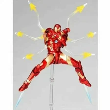 New Yamaguchi Revoltech No.013 Iron Man Bleeding Edge Armor MK-37 Action Figure