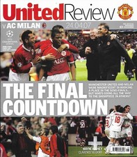 Manchester United v AC Milan. Champions League. S/F. 2006-2007