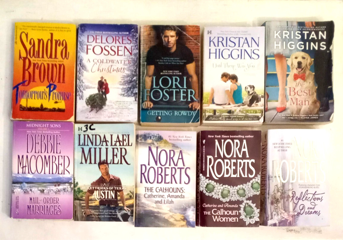 Harlequin Romance Book LOT Kristan Higgins Debbie Macomber Nora Roberts Calhouns
