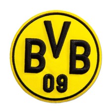 Borussia Dortmund Aufnäher - Logo Emblem 3D - Patch Ø 9 cm BVB 09