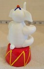 Art Glass Lampwork Circus Elephant on Drum Figurine Applied Detail — photo 5