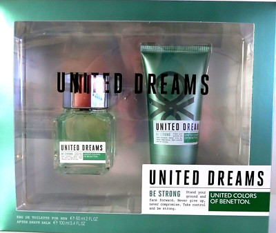 United Colors of Benetton United Dreams Be Strong for Men Set 60 ml EDT+ AS Balm