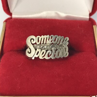 Sterling Silver .925  Someone Special  Ring, Size 5.5