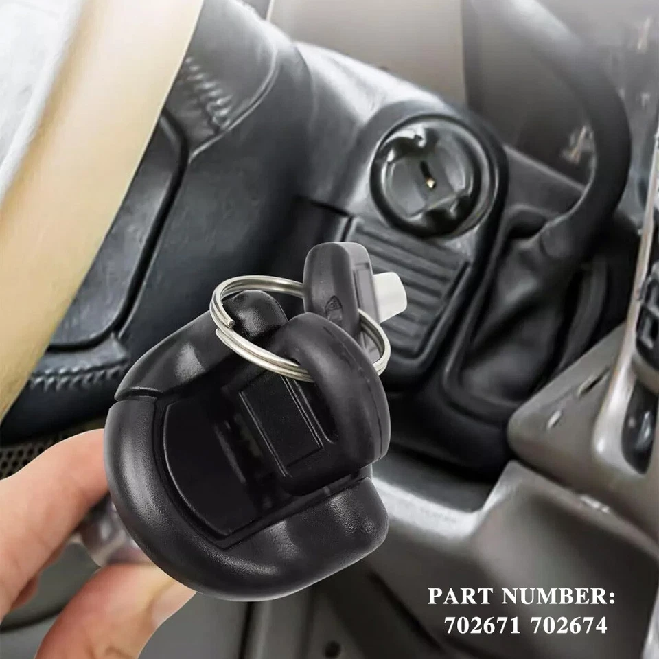 IGNITION KEY SWITCH DOOR LOCK CYLINDER - FOR CHEVY GMC C K PICKUP 95 96 97 - Image 3 of 4