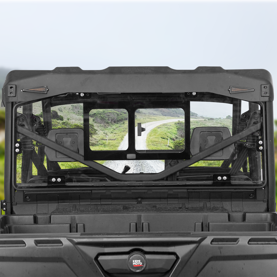 Glass Rear Windshield Sliding Window for Can Am Defender HD5 7 8 9 10 ...