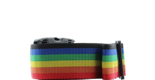 Leder Meid Koffergurt Zahlenschloss KG1+TSA Gepäckband Reisekoffer Koffergürtel - Bild 4 von 12