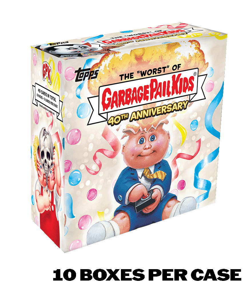 2025 TOPPS GARBAGE PAIL KIDS Worst of GPK 40th Anniversary 10-Box