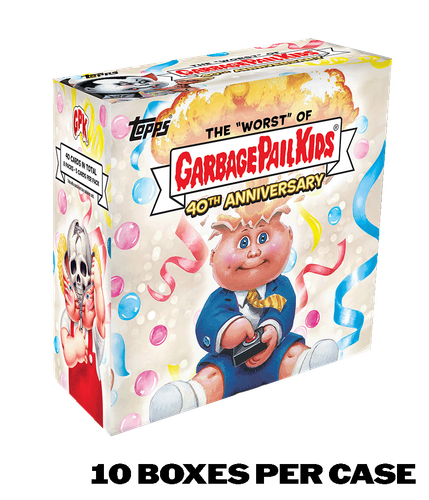 2025 TOPPS GARBAGE PAIL KIDS pire du GPK 40e anniversaire 10 boîtes HOBBY CASE neuf - Photo 1/2