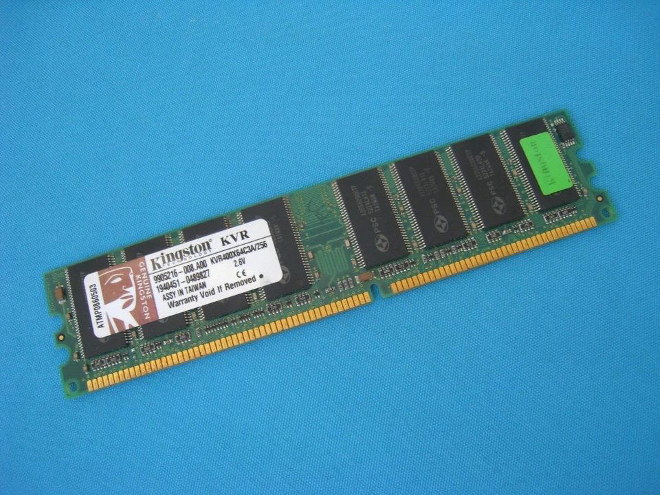 Kingston 256 MB 400MHz PC-3200 DDR 184-PIN  DIMM Desktop Memory KVR400X64C3A/256 - Image 3 of 4