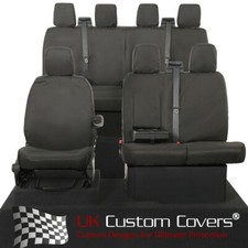 Ford Transit Mk8 Double Cab Tipper 2021+ Front Rear Seat Covers 120 180