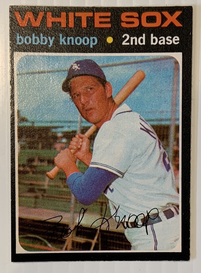 1971 OPC BASEBALL #507 BOBBY KNOOP O-PEE-CHEE SET BREAK COMBINED SHIP  cb