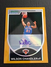 2007-08 Bowman Chrome WILSON CHANDLER Gold Refractor Rookie Auto 35/50