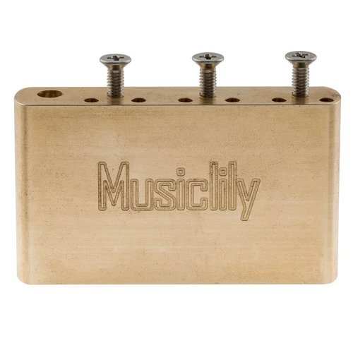 Musiclily Ultra 10.5mm Brass 42mm Tremolo Block For Mexico Fender Strat Guitar