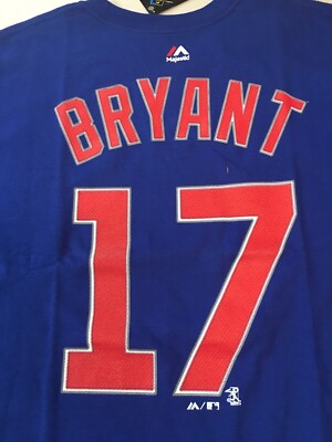 Blue Jays Kris Bryant Blue Jersey KRIS BRYANT #17 CHICAGO CUBS