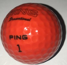 Ping Promotional Red  Dark Blue Two Tone Golf Ball D-4-11 - 1ct one 