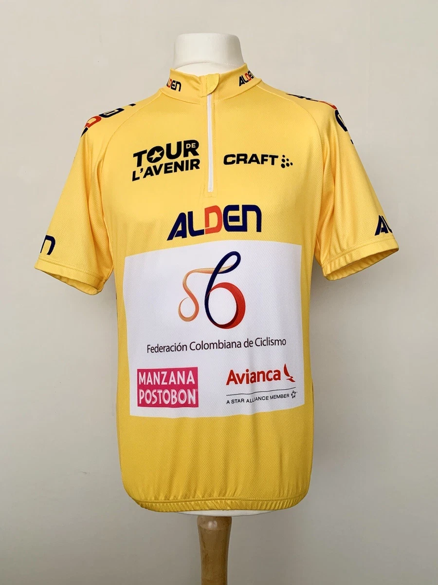 Maillot Vélo Vintage Tour De France La Randonnée Du Centenaire – Jaune, Taille L, Unisexe