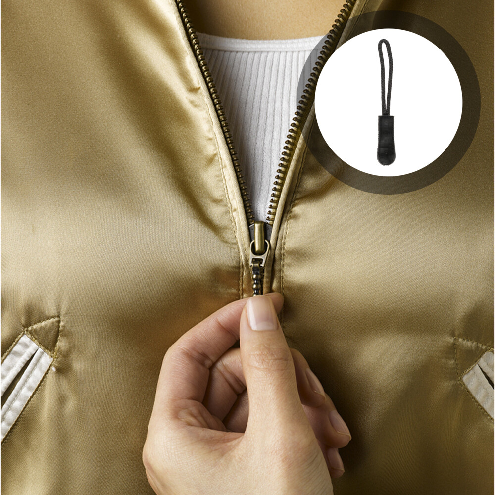 50pcs Zipper Handle Replacement Zip Fixer Zipper Parts Metal Zipper