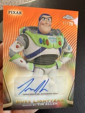 Buzz Lightyear /25 Auto Disney Topps Chrome 2025 Autograph Tim Allen 🔥Rare