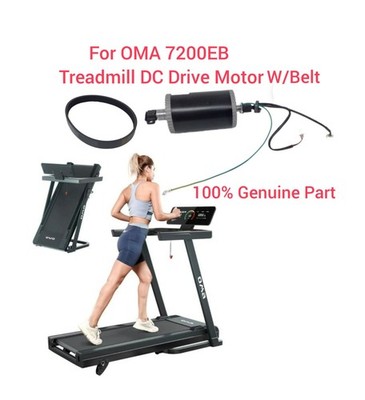 OMA 7200EB Treadmill DC Drive Motor External Rotation Brushless 3113599 W/ Belt