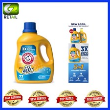 100.5 Fl Oz Plus OxiClean Liquid Detergent - 77 Loads, Fresh Scent Clean 0.16 per gallon