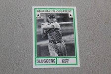 1982 TCMA Baseball's Greatest Sluggers/ Pitchers/Hitters Finish Your List U-Pick