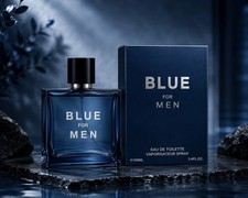 Free Shipping PERFUME For Men BLUE 100ml 3.4fl.oz Long Lasting Fragrance Cologne