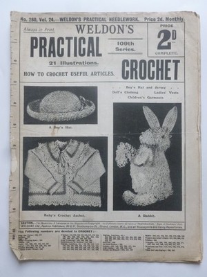 Weldon s PRACTICAL CROCHET No. 280 (c.1910 s)