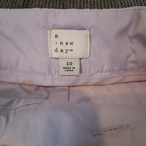 A New Day, Women's short shorts, cotton and polyester, Violet color, size 10 - Picture 3 of 9