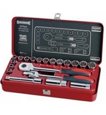 Sidchrome 1/2" Drive Metric Detection Socket Set (20 Pieces)