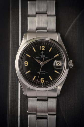 Tudor Prince Oysterdate Rosellina ref. 7966 year 1962 black di...