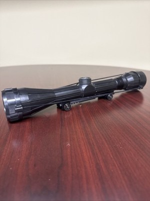 Rare Tasco 4x40 RC4X40WA Duplex Japan Rubberized Scope W/ Covers And Mounts