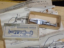 Vintage LG Watchmakers Mainspring Winder VG Pin with Box  Instructions