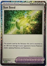 Sun Seed 027/034 Trading Card Game Classic Holo