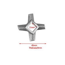 5 Cross Shaped Steel Kitchen Meat Grinder Blade Mincers Cutter Part 5