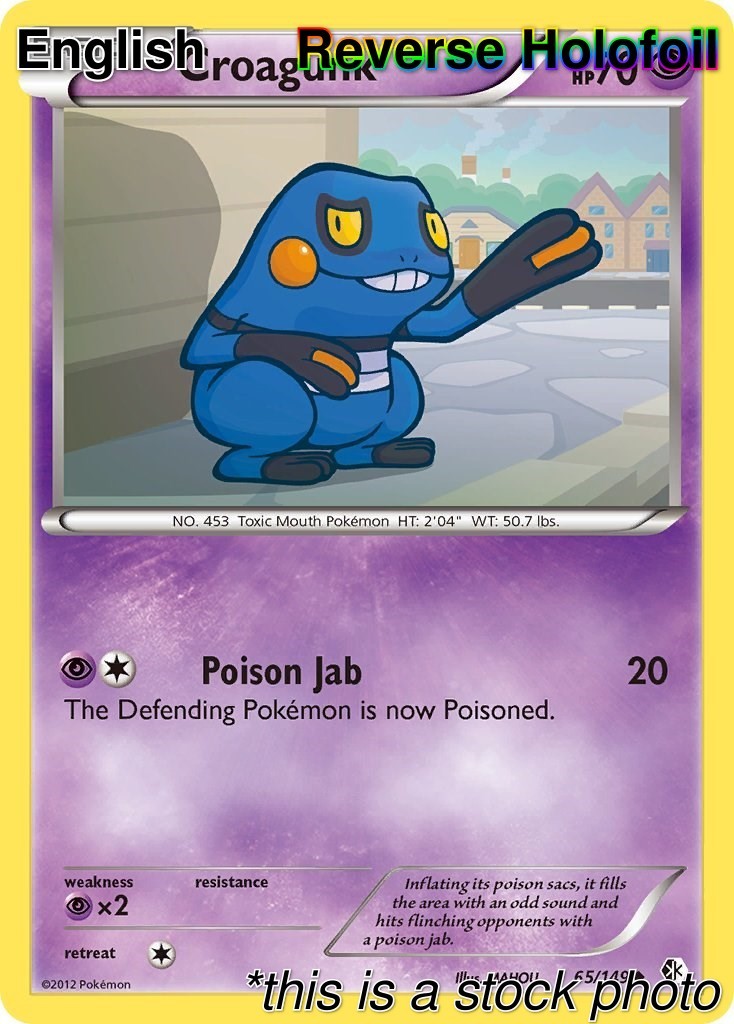 Croagunk (65) [Reverse Holofoil LP - Boundaries Crossed 65/149]
