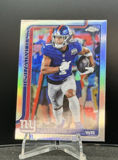 2025-26 Topps Chrome Football - REFRACTOR #225 Malik Nabers Giants NM