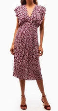 NWT Isabel Marant Epolia Dress size 40 Raspberry MSRP $630
