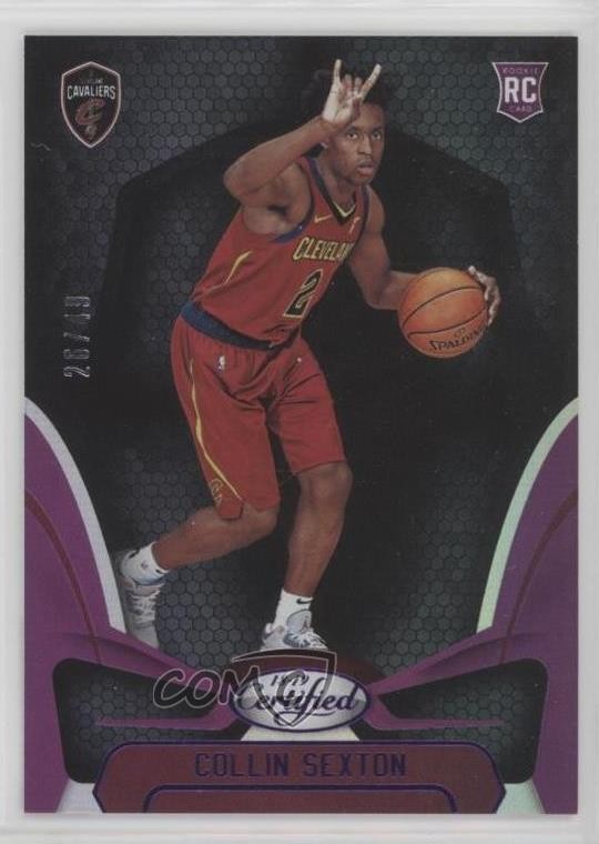 2018-19 Certified Mirror Purple 26/49 Collin Sexton #158 Rookie RC 7y2