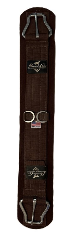 PROFESSIONAL'S CHOICE SMx Chocolate Neoprene Western Horse Cinch Girth  28"
