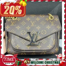 Louis Vuitton Passy Shoulder Bag Brown Canvas Coated Monogramblack friday