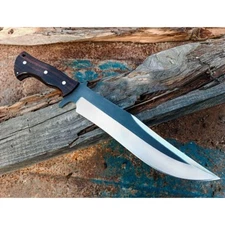 Custom Handmade Carbon Steel Blade Survival Bowie Knife | Hunting Knife Camping