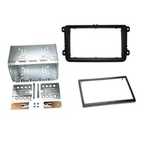 2-DIN Auto Radioblende Radio Einbau Rahmen Blende FüR Seat Skoda VW Doppel-Din