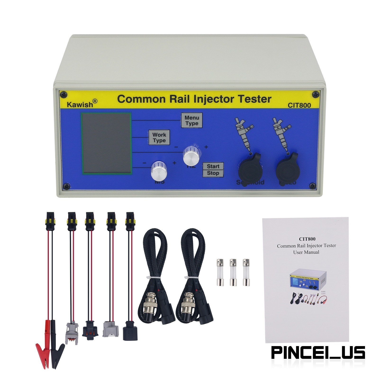 CIT800 (AM-CIT800) Common Rail Injector Tester with Display Screen for Bosch