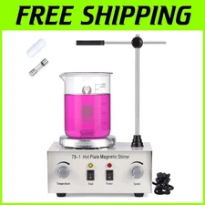 79-1 Magnetic Stirrer Hot Plate Mixer Max 2400RPM with Stepless Speed Control